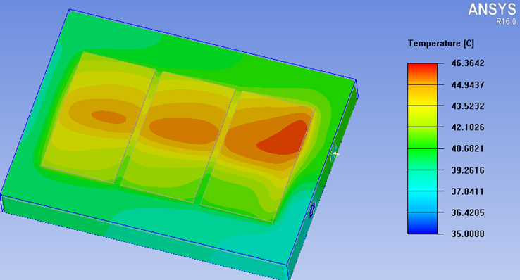 IGBT liquid cold plate