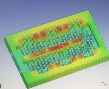 Heat Transfer in Cold Forged Heat Sinks