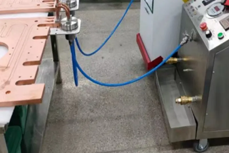 Inverter copper tube liquid cold plate test