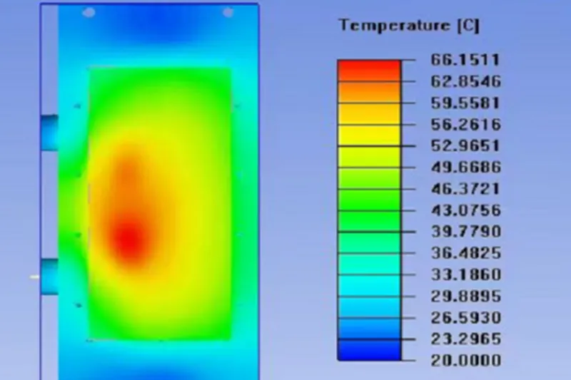 inverter heat sink thermal Analysis150x130x12